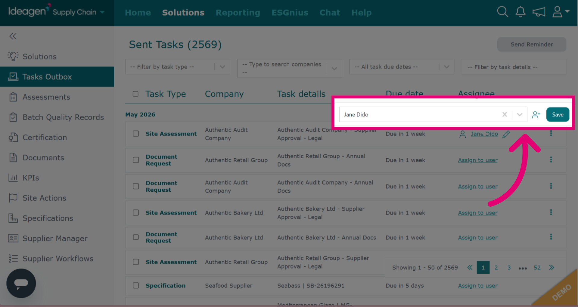Remove Assignee
