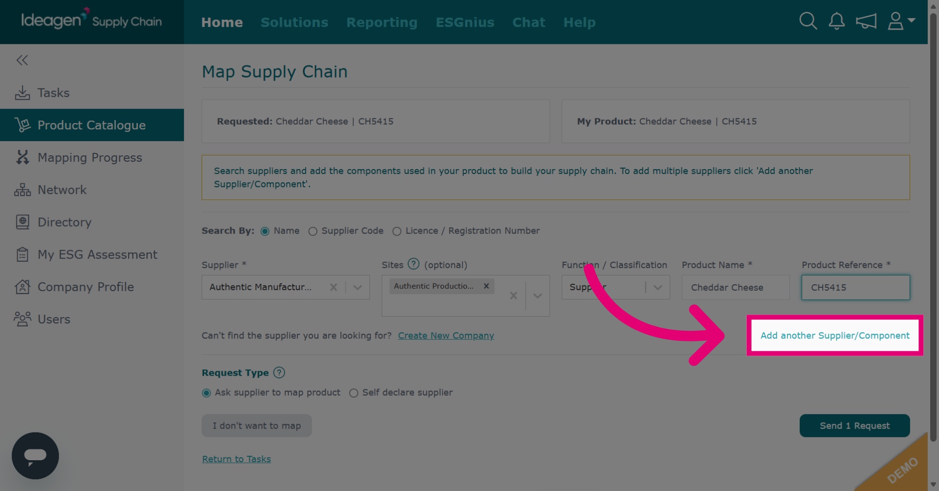 Add Supplier Or Component