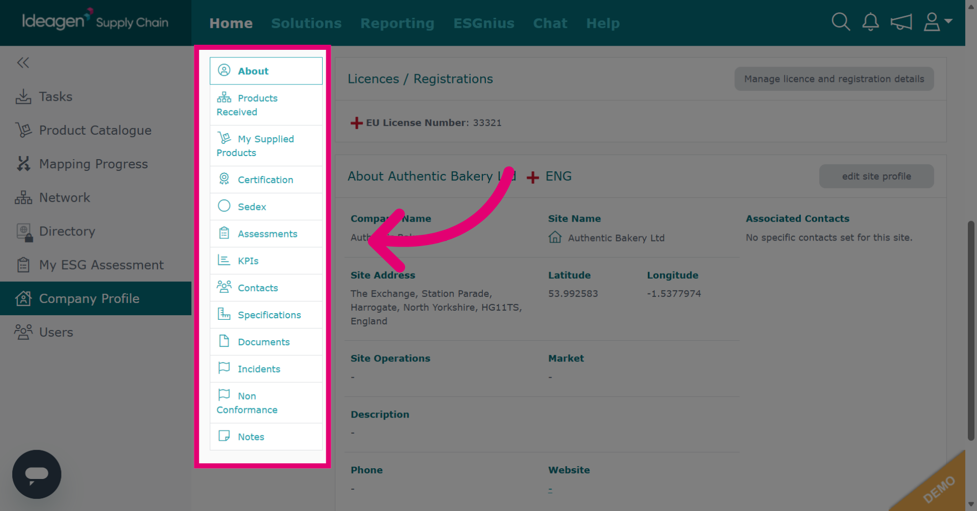 Access Site Data