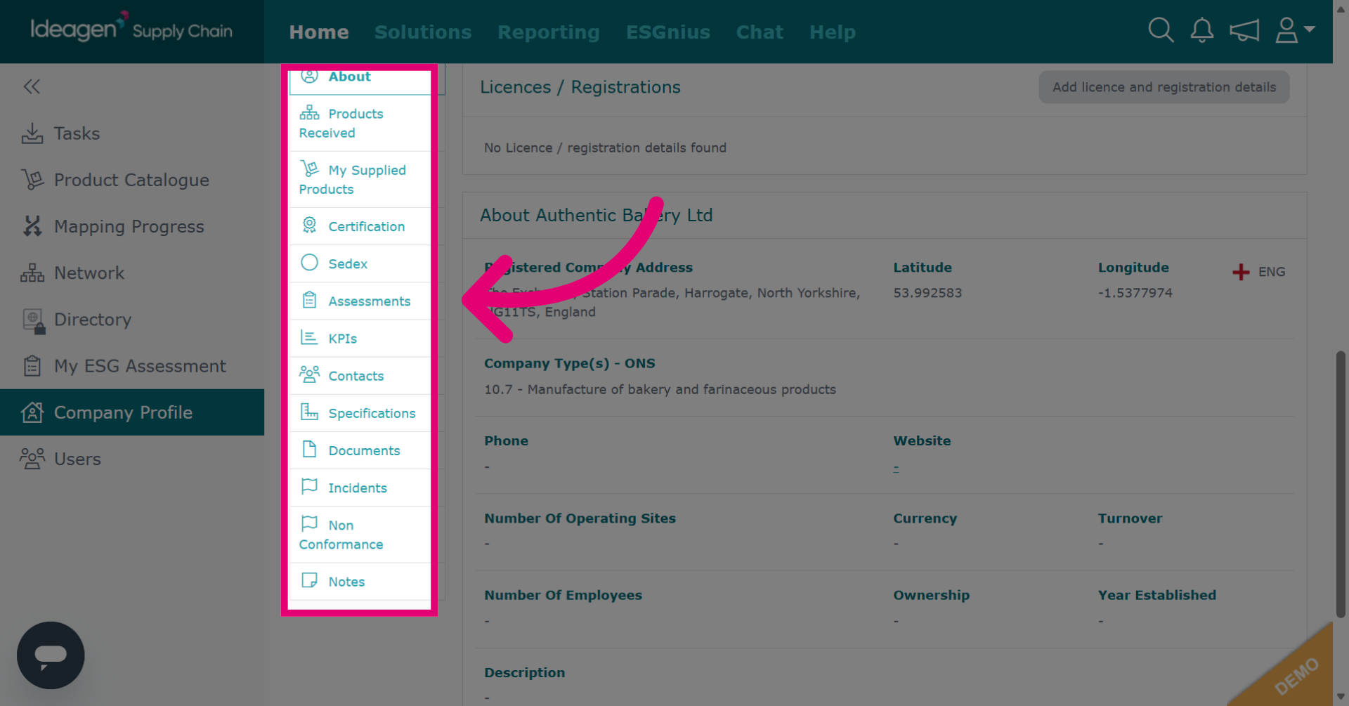 Access Profile Data
