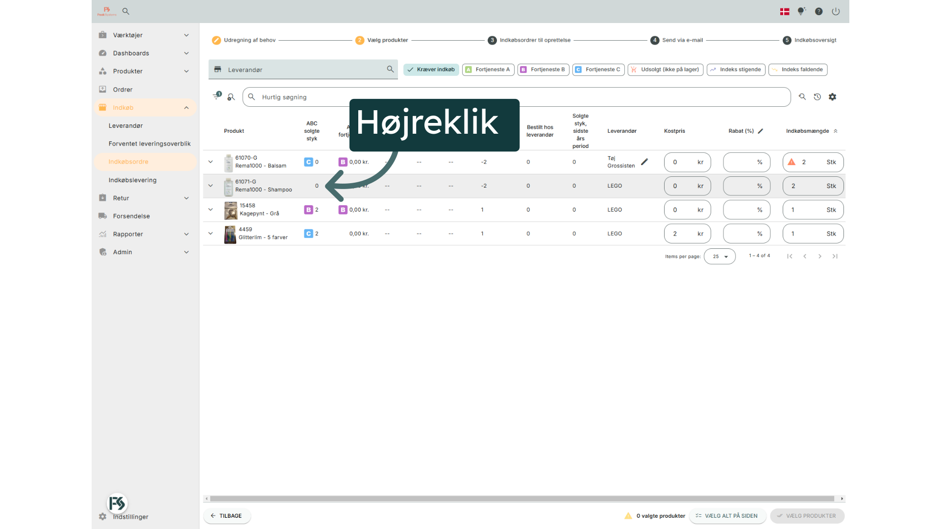 Højreklik