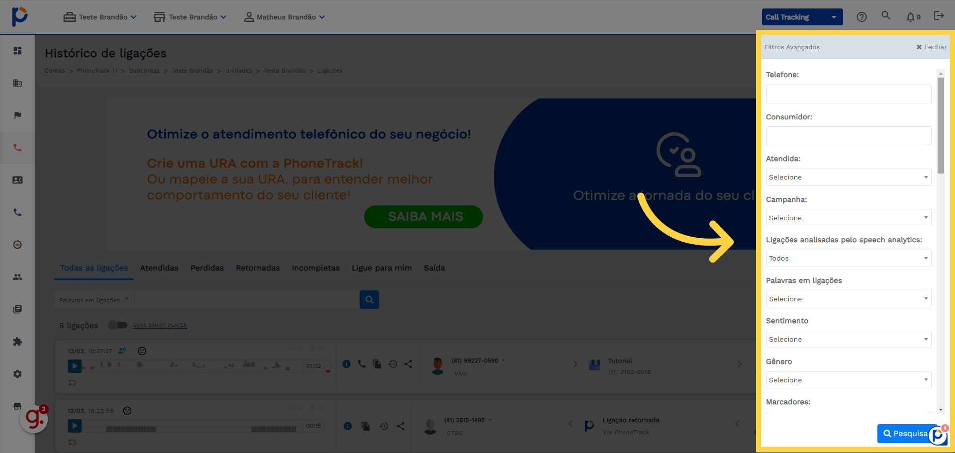 Clique 'Telefone:
                                
                            
                                                            
                                    Consumidor:
                  ...'