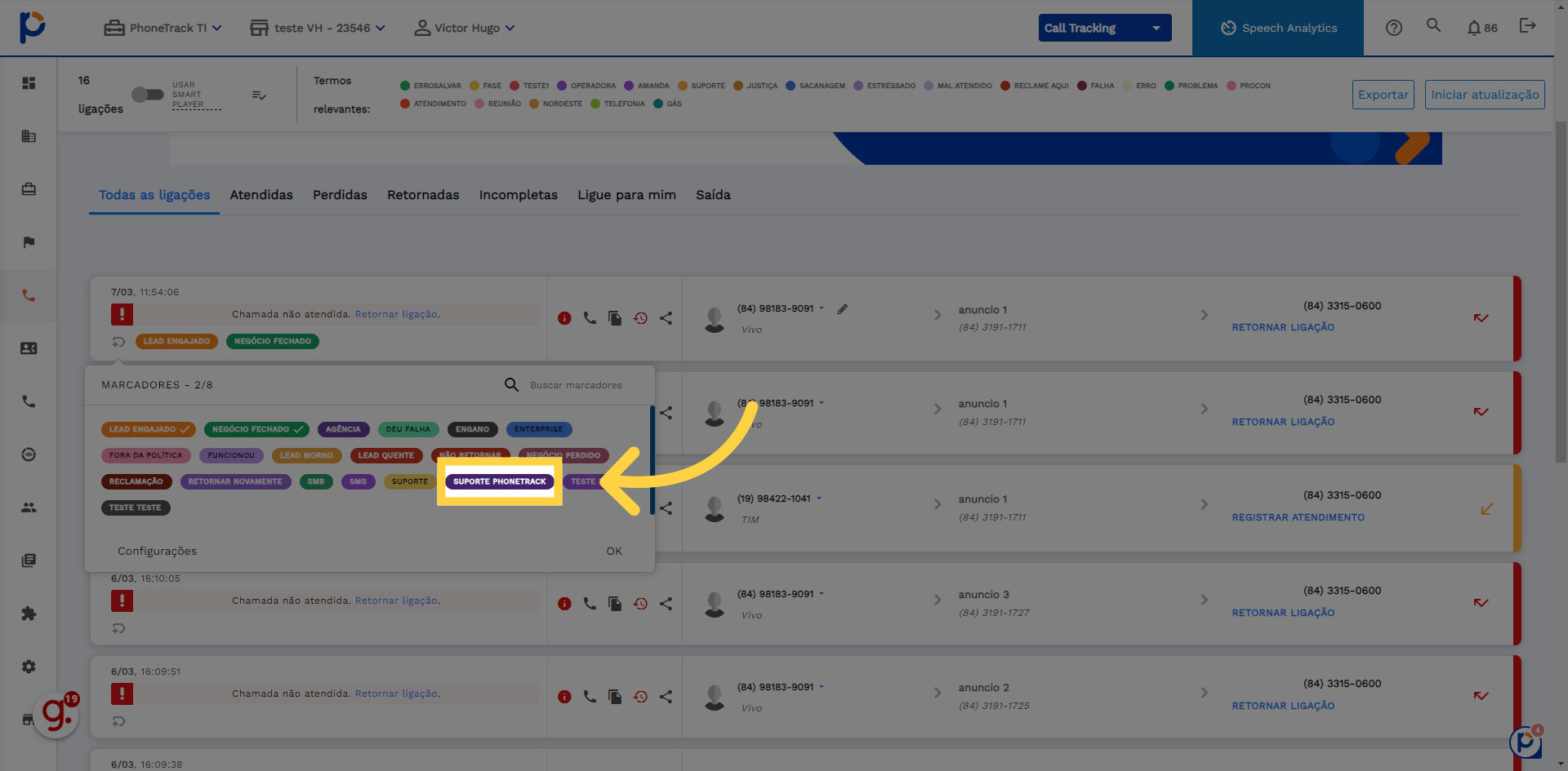 Segue um exemplo que ultilizamos na plataforma de suporte