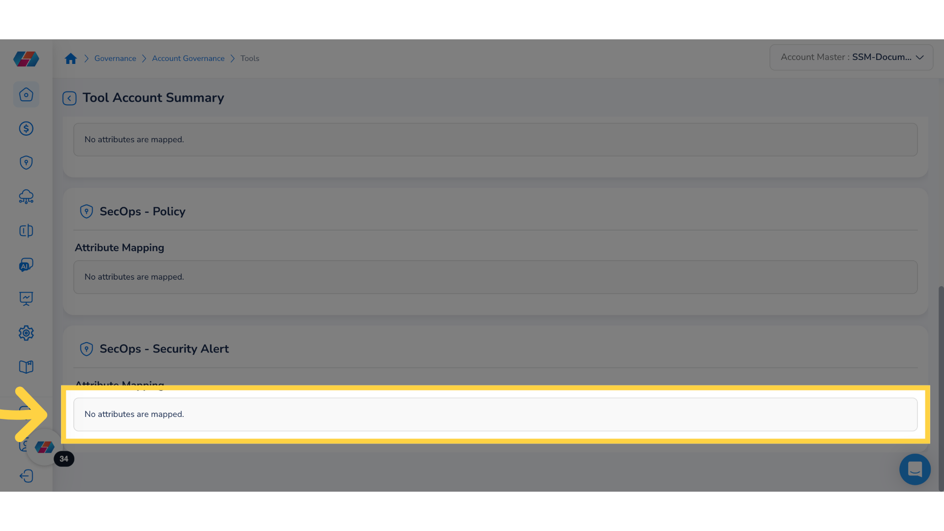 Navigate to SecOps - Security Alert Section