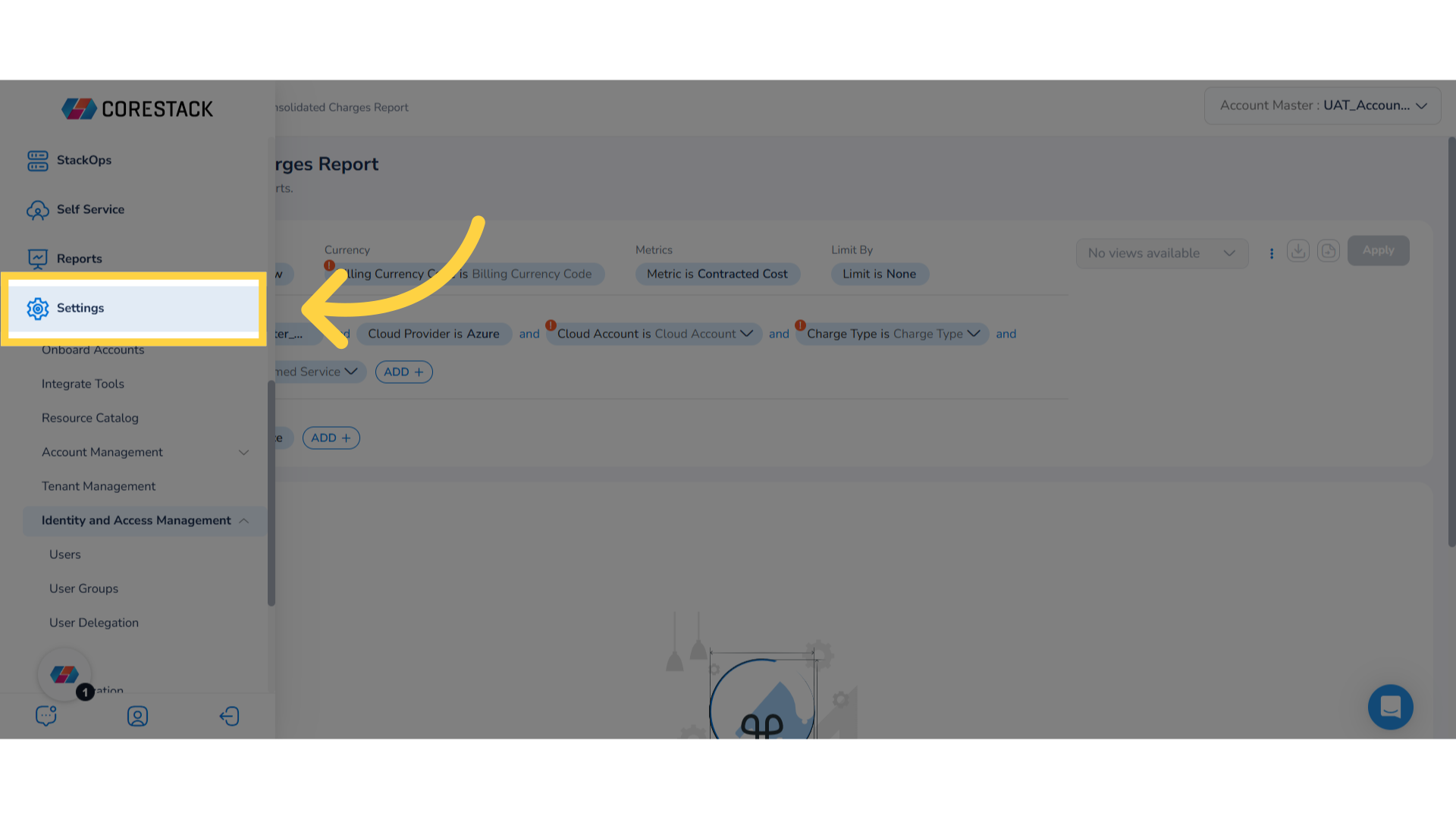 Navigate to 'Settings' in the Menu