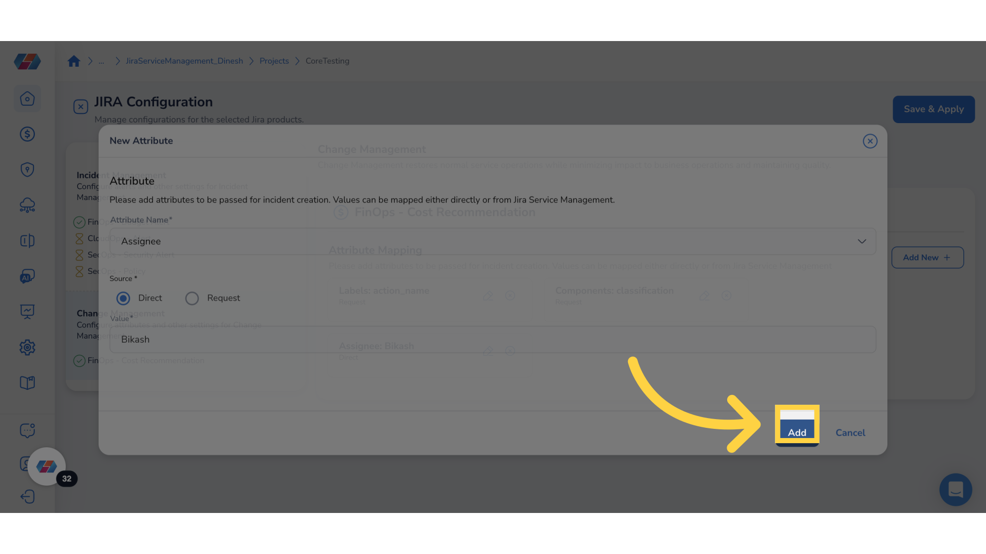 Click 'Add'