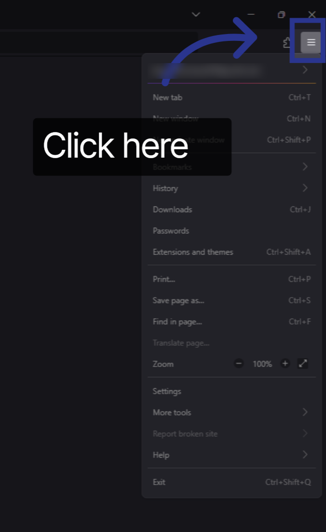 Open Mozilla Firefox Settings