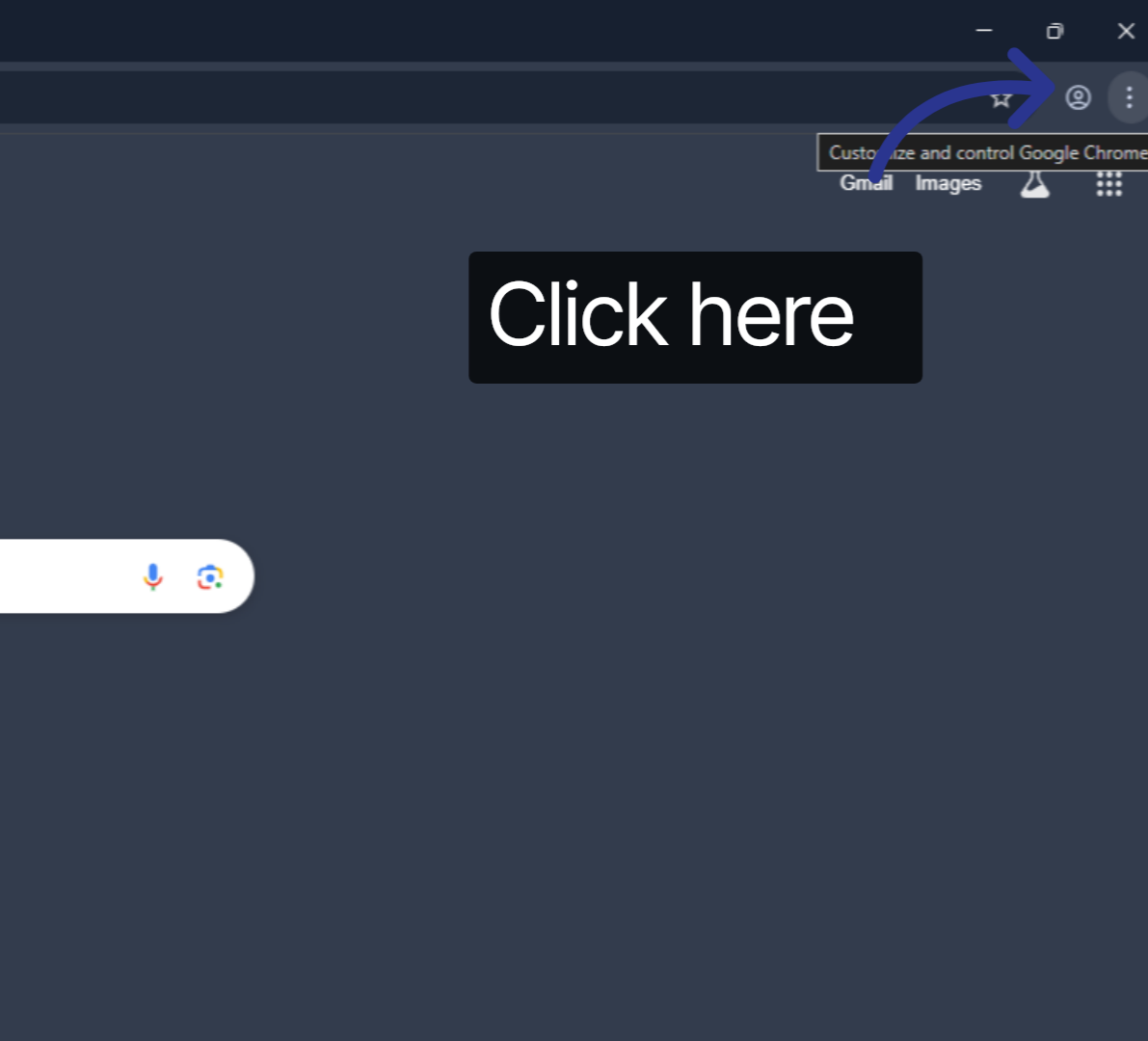 Click Chrome Settings