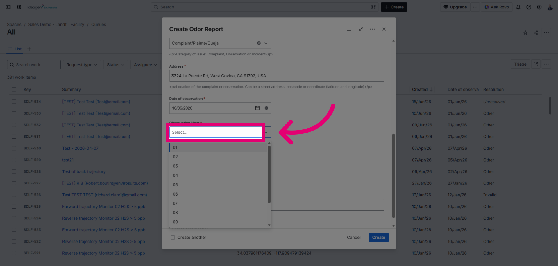 Open Time Picker