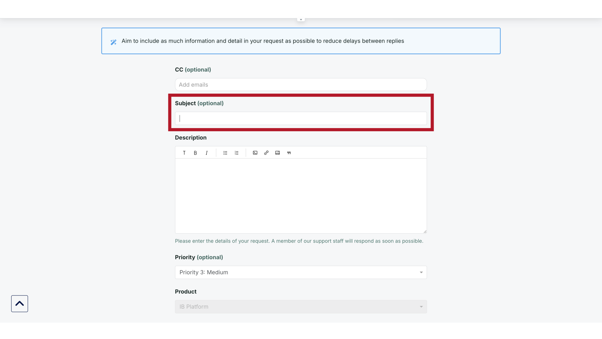Subject Field