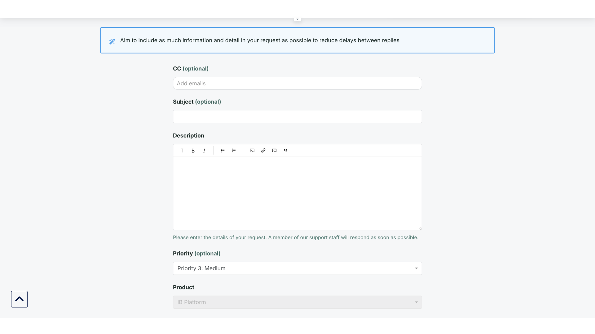 Request Form