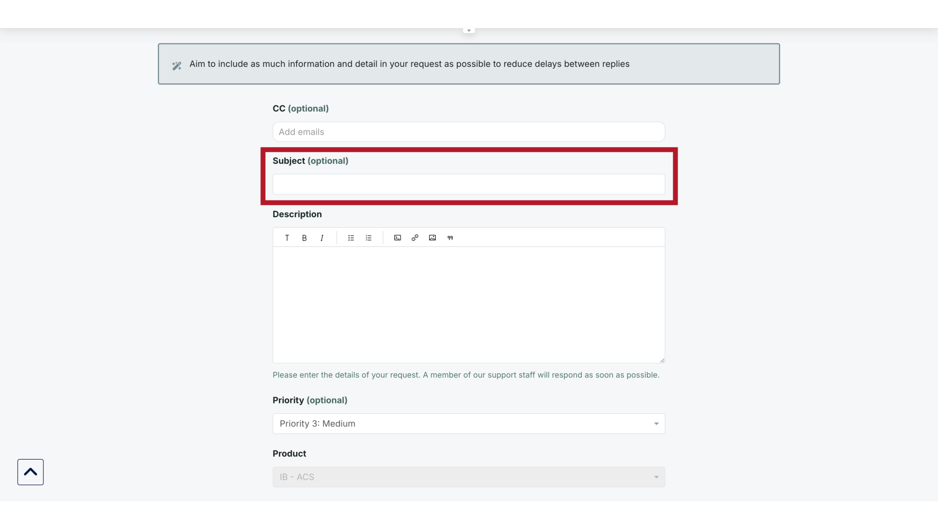 Subject Field