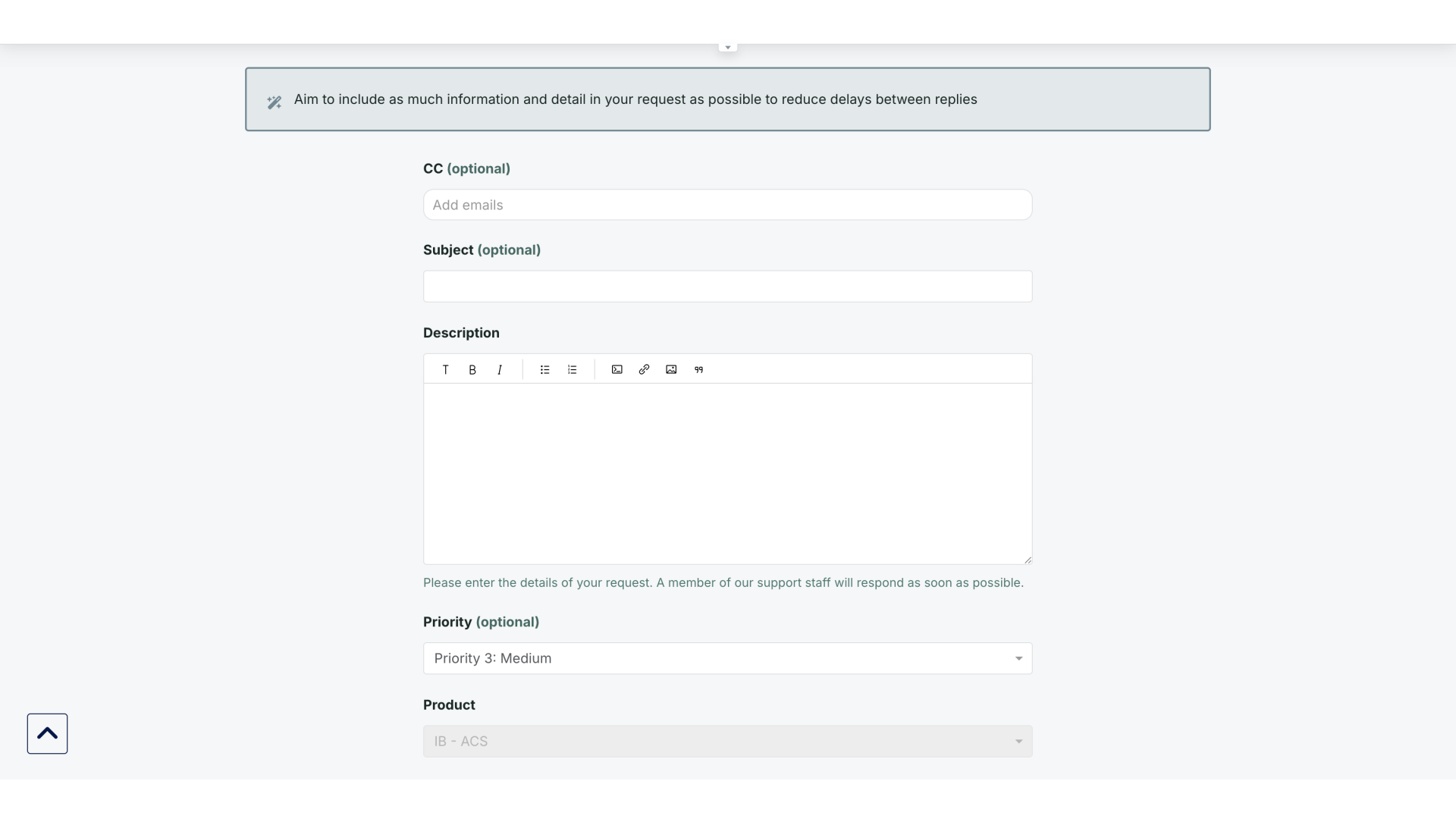 Request Form