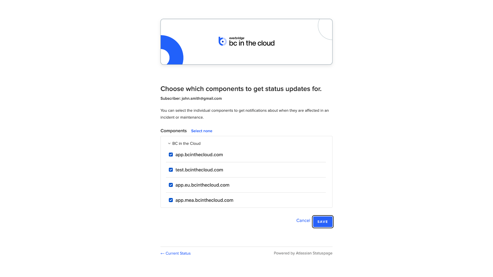 Default Selection