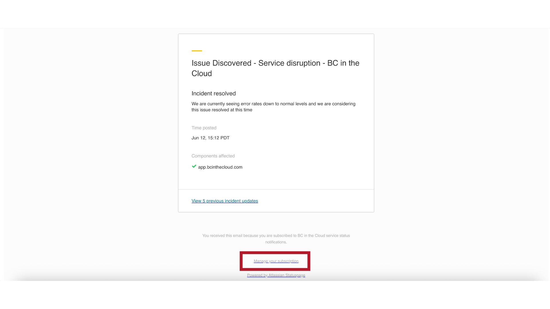 Subscription Link