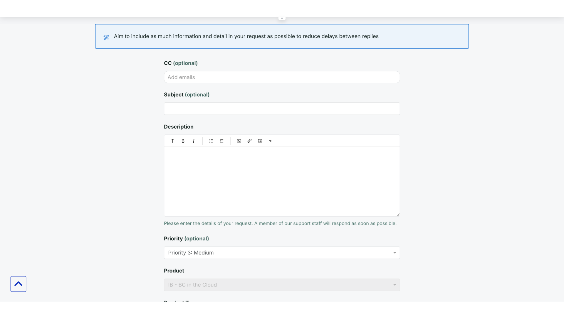Request Form