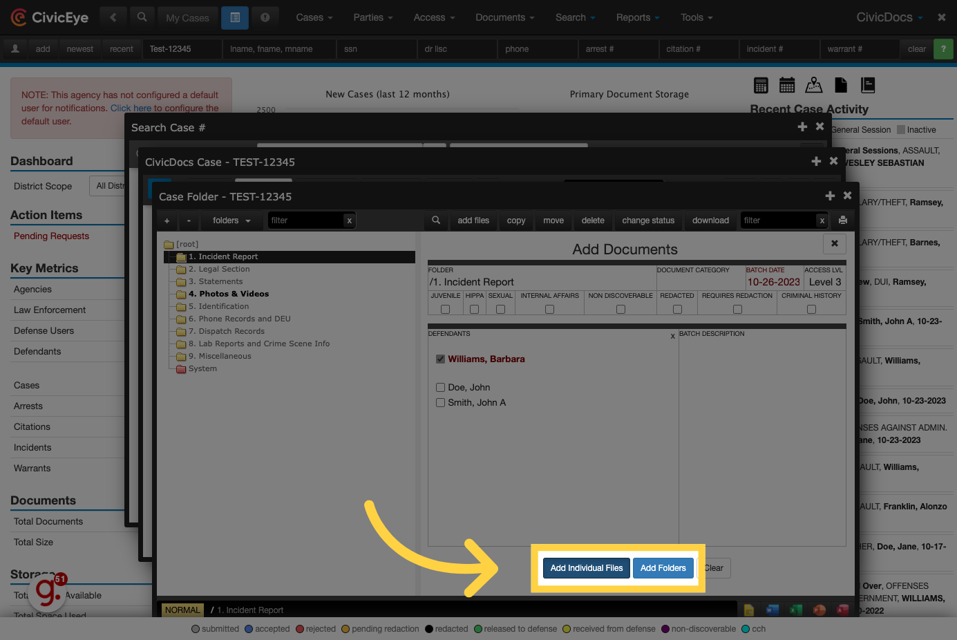 Click 'Add Individual Files'