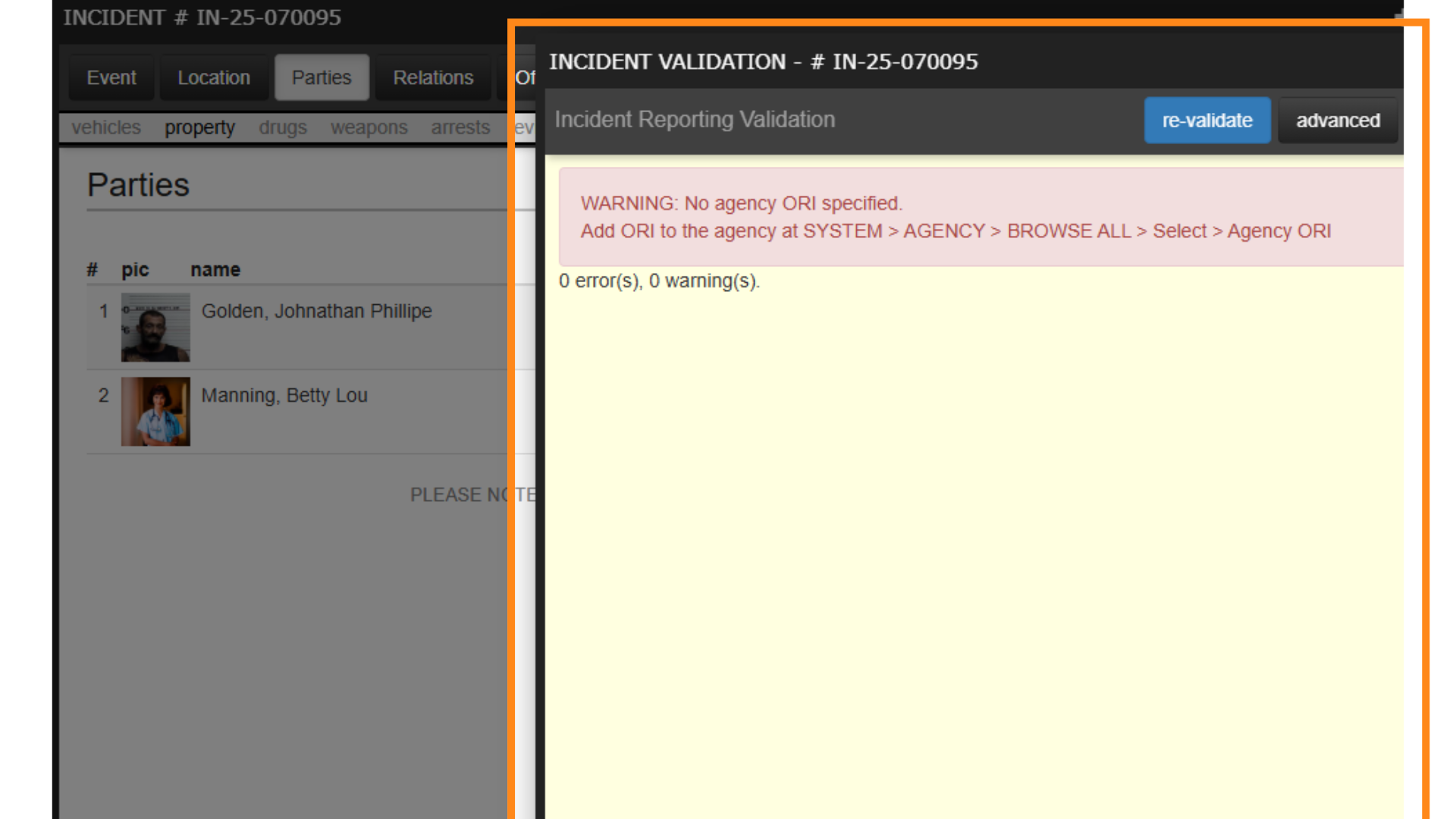 No Errors and No Warnings