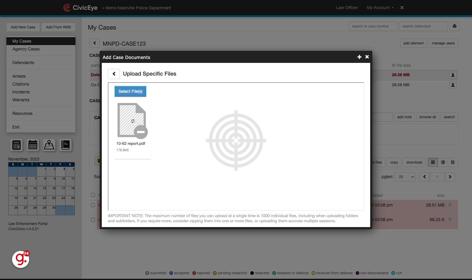 Upload file(s)