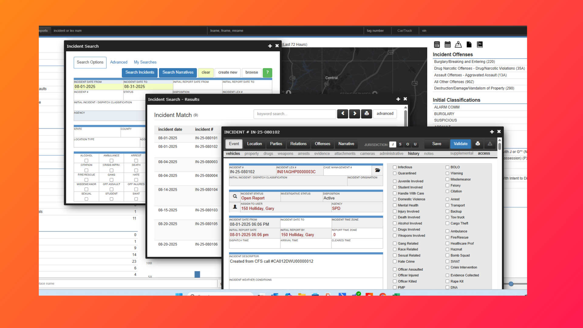 Incident Report Search