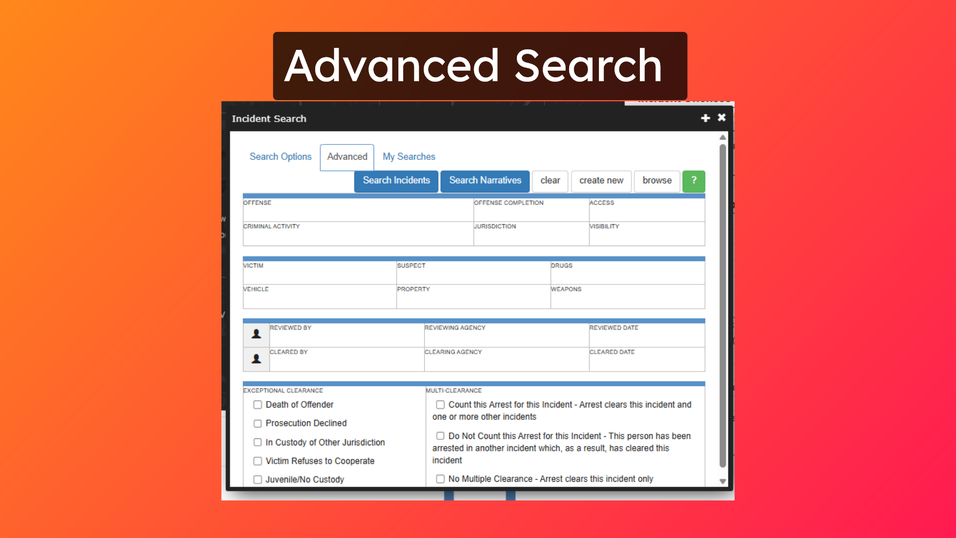 Advanced Search Filters