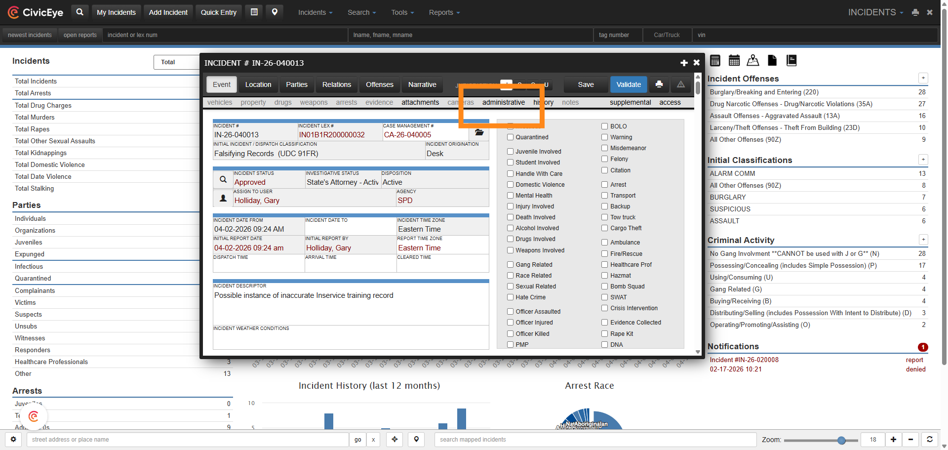 Access Incident Management