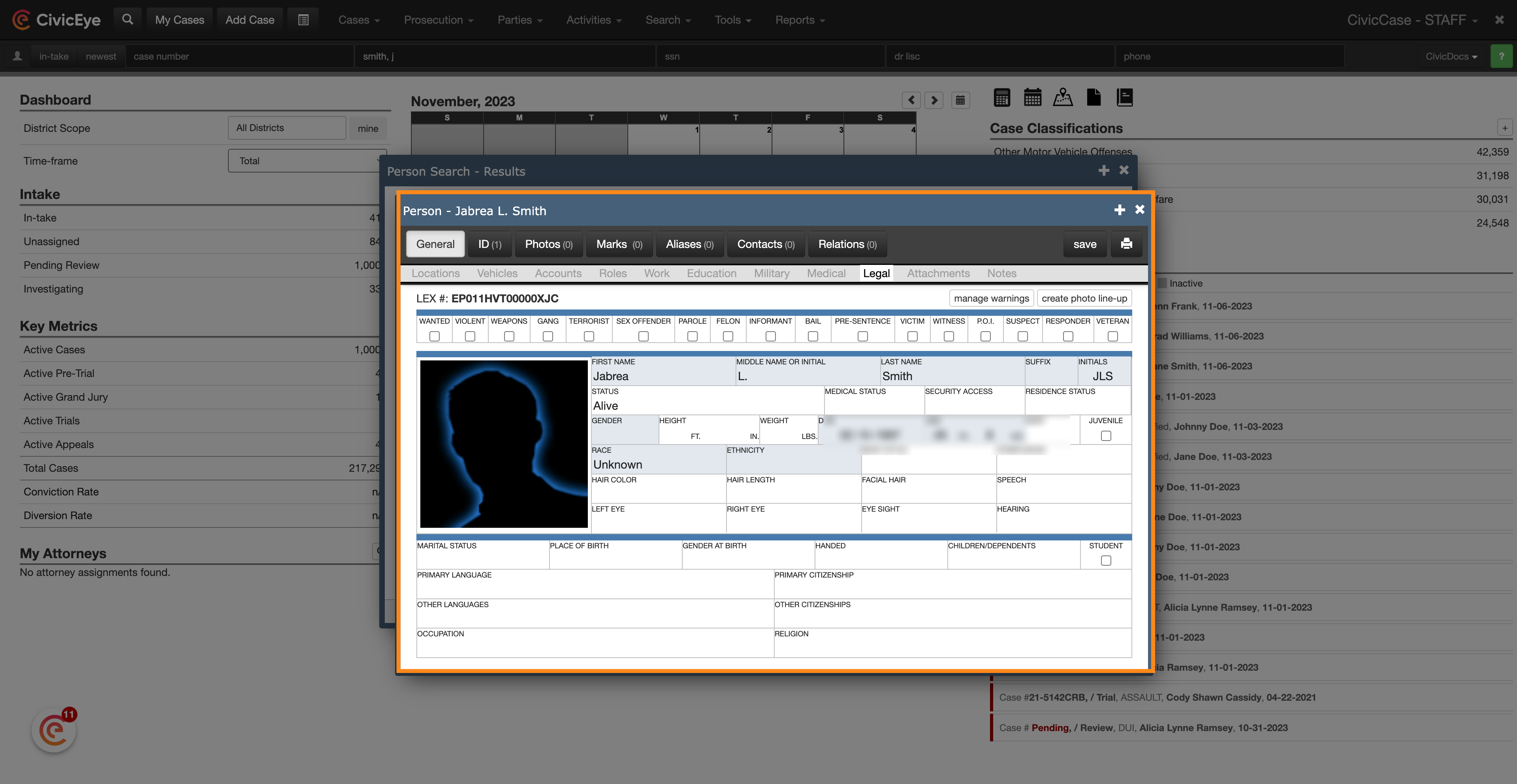 Using the Master Record to verify Search Result