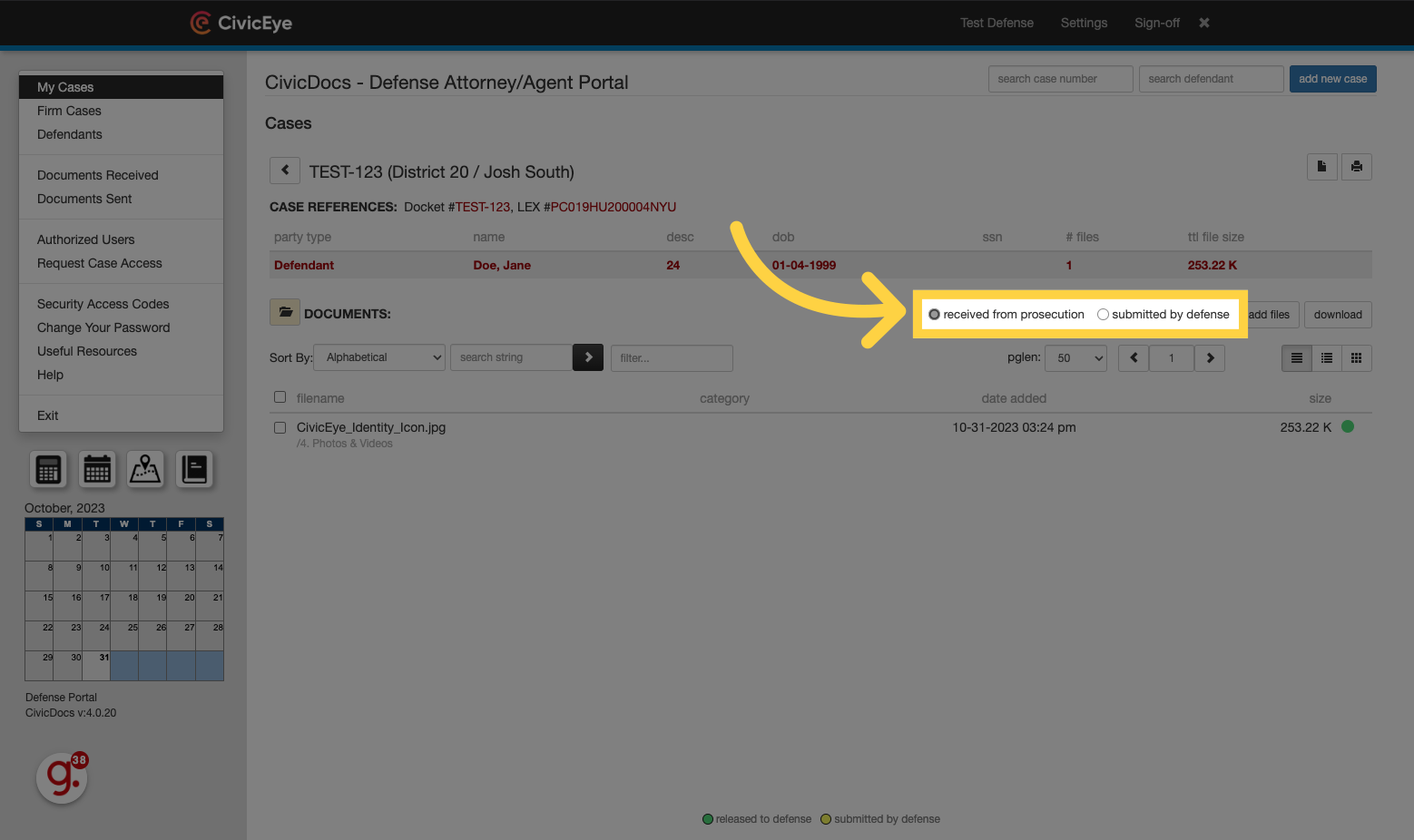 Toggling File View