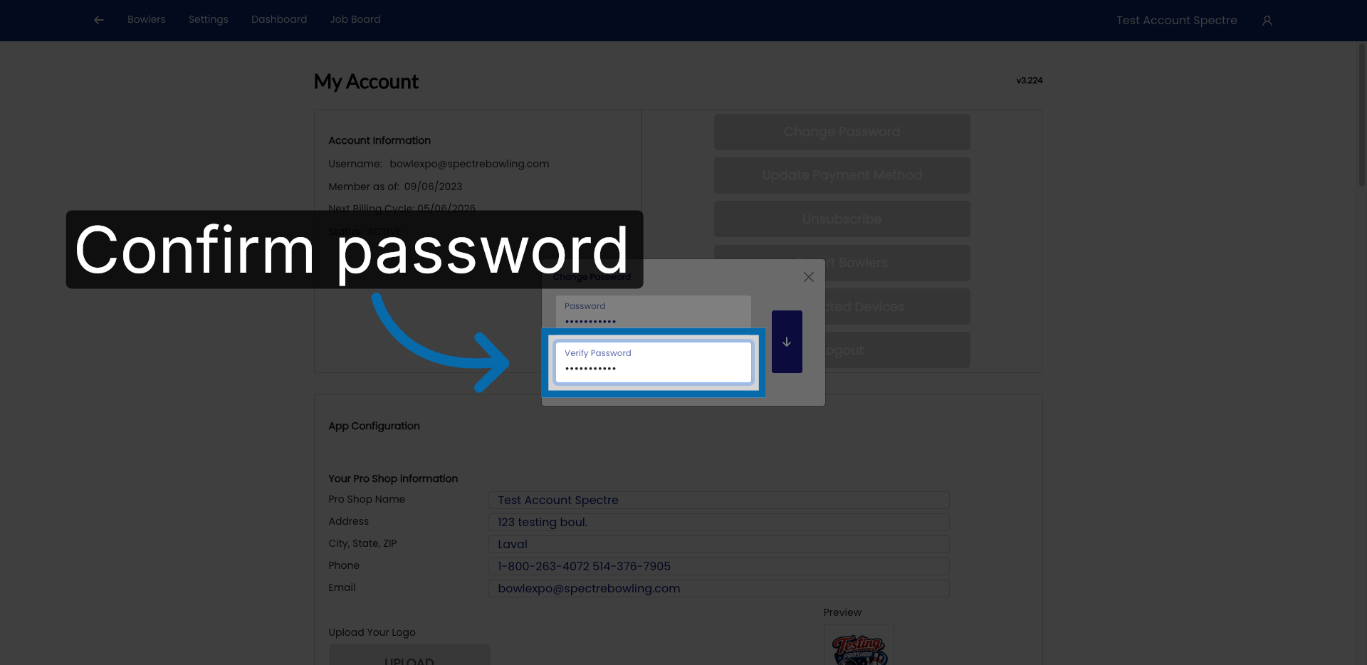 Confirm New Password