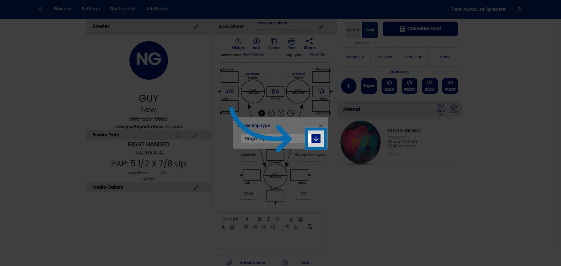 Open Second Profile Option