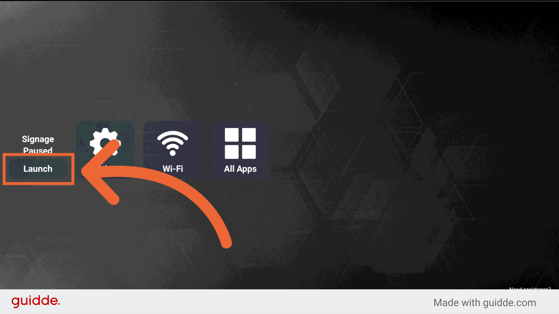 Launch Menu