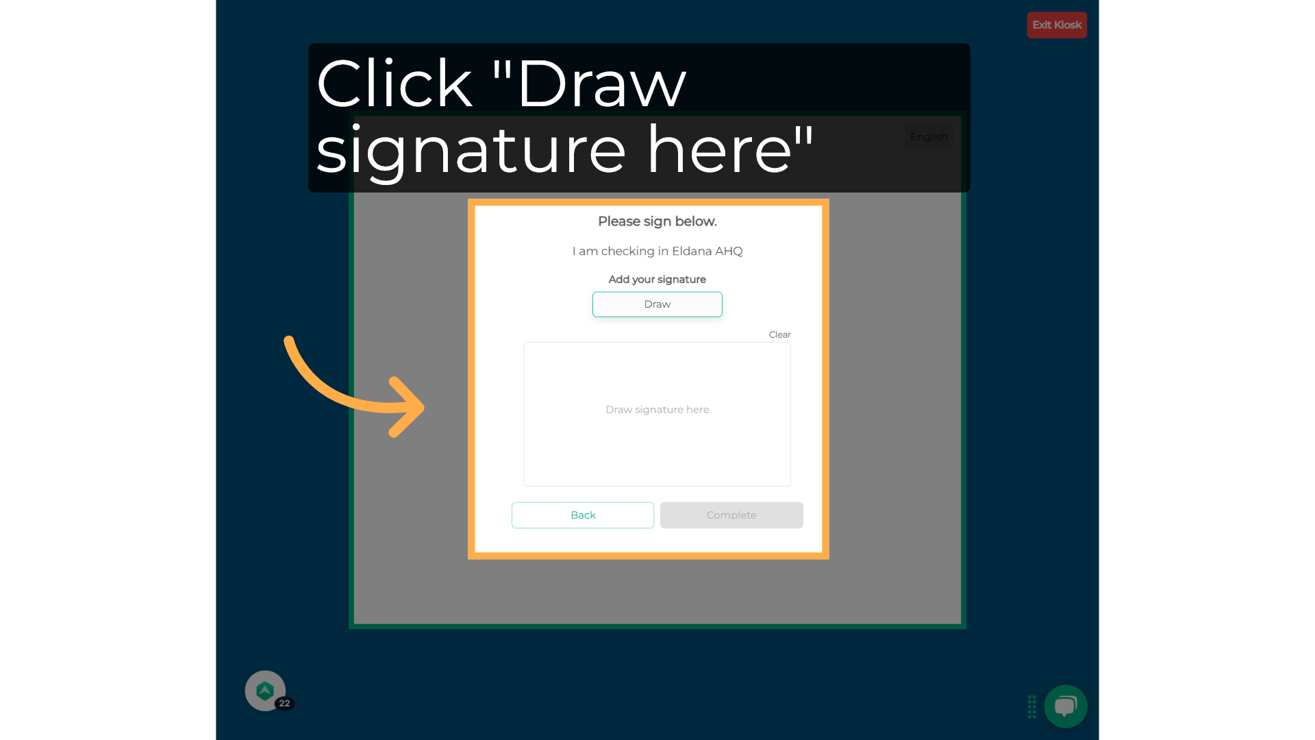 A wet signature can be enabled