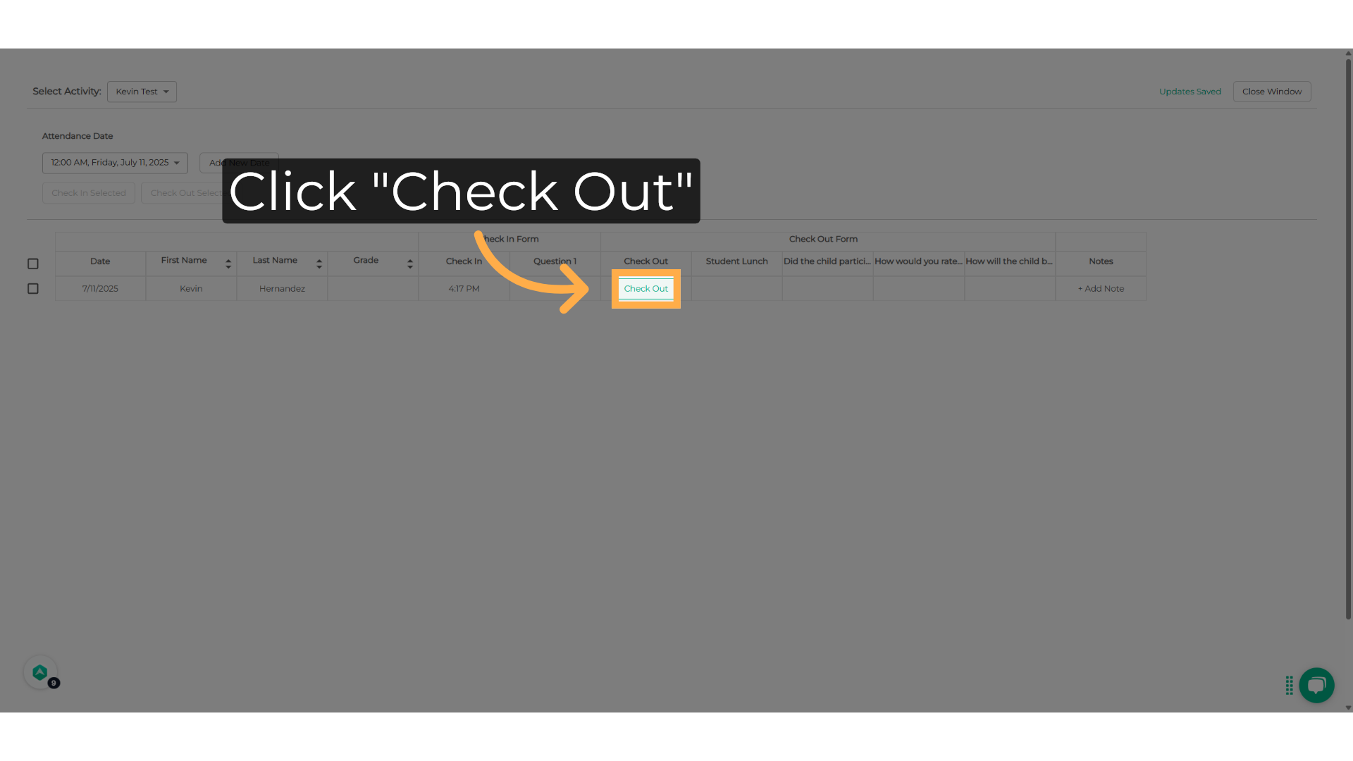Click 'Check Out'