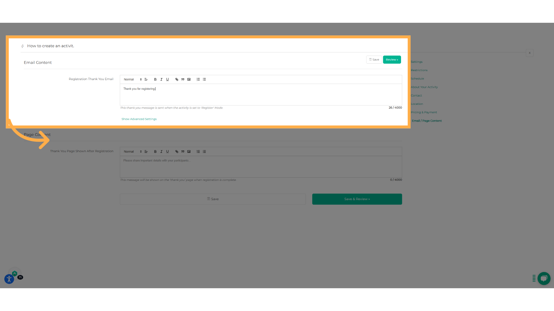 Write a 'Thank you' email