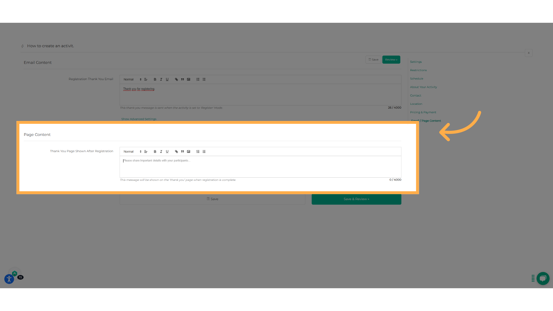 Click to write a message