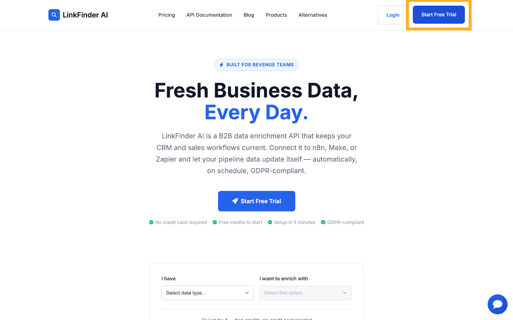 Start a free trial account