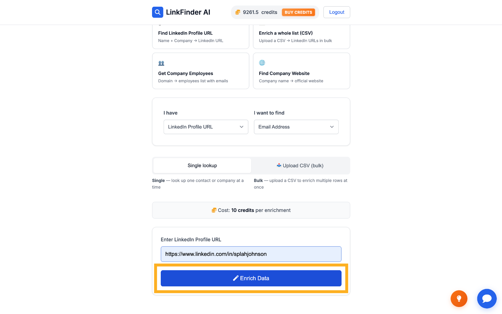 Enrich Data Request