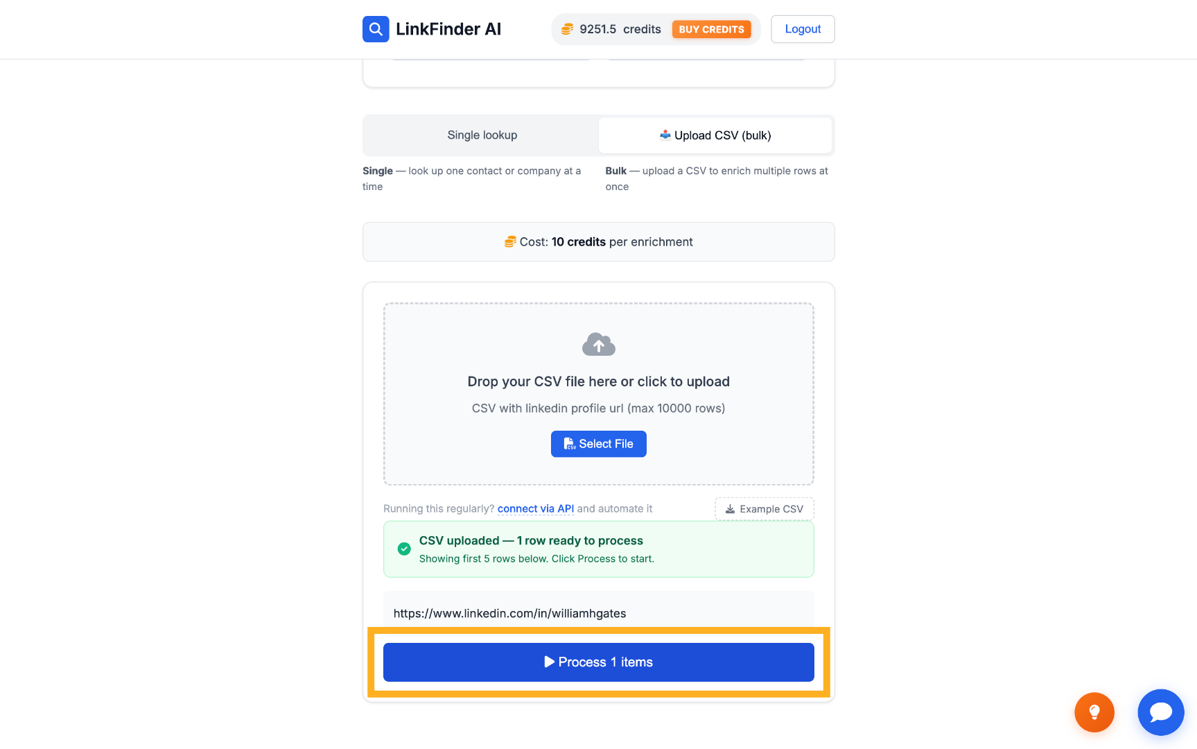 Confirm Processing of Items