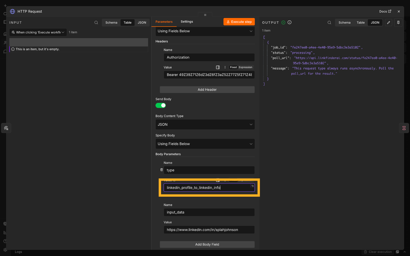 Choose API Call
