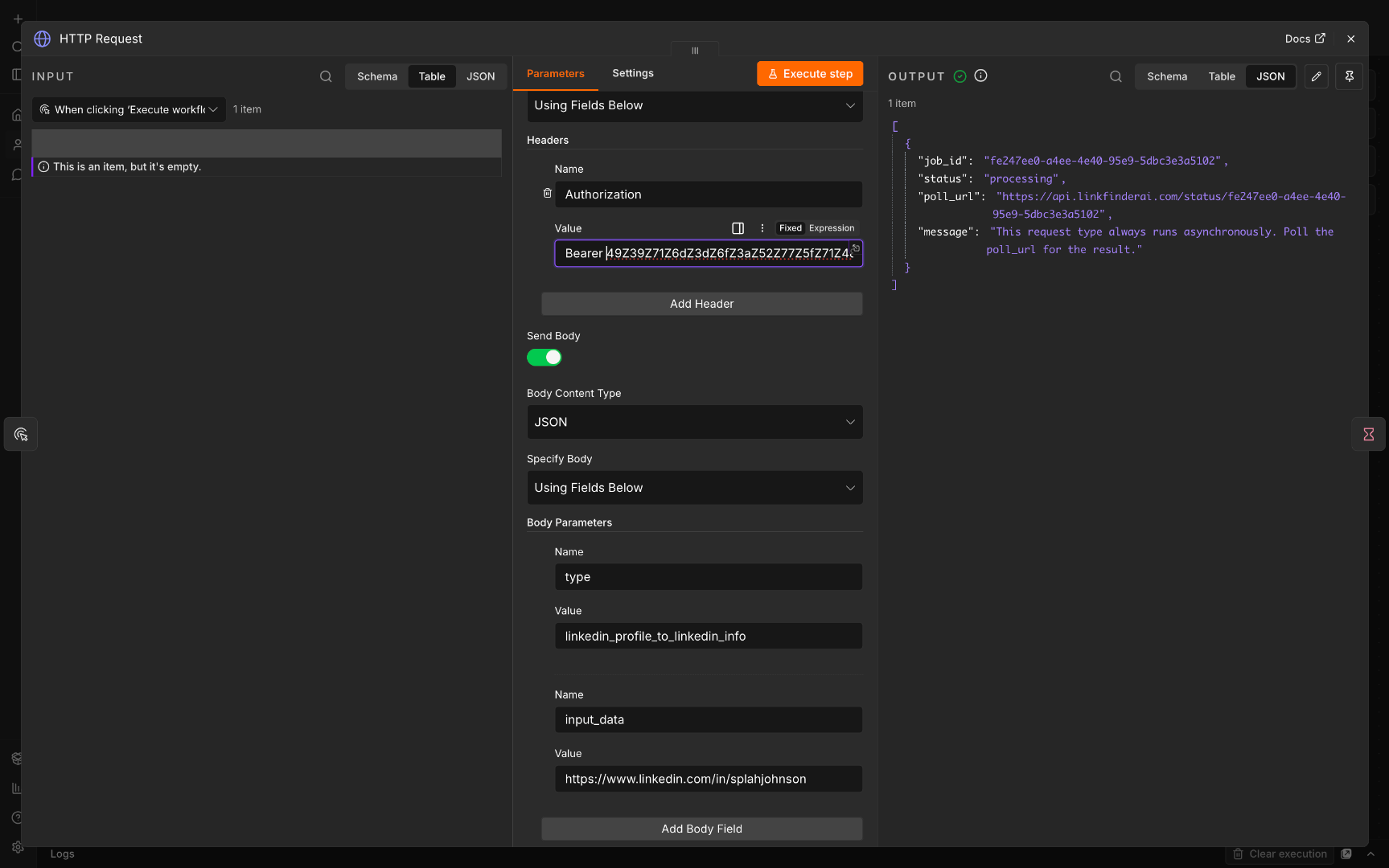 Switch to Workflow Tab