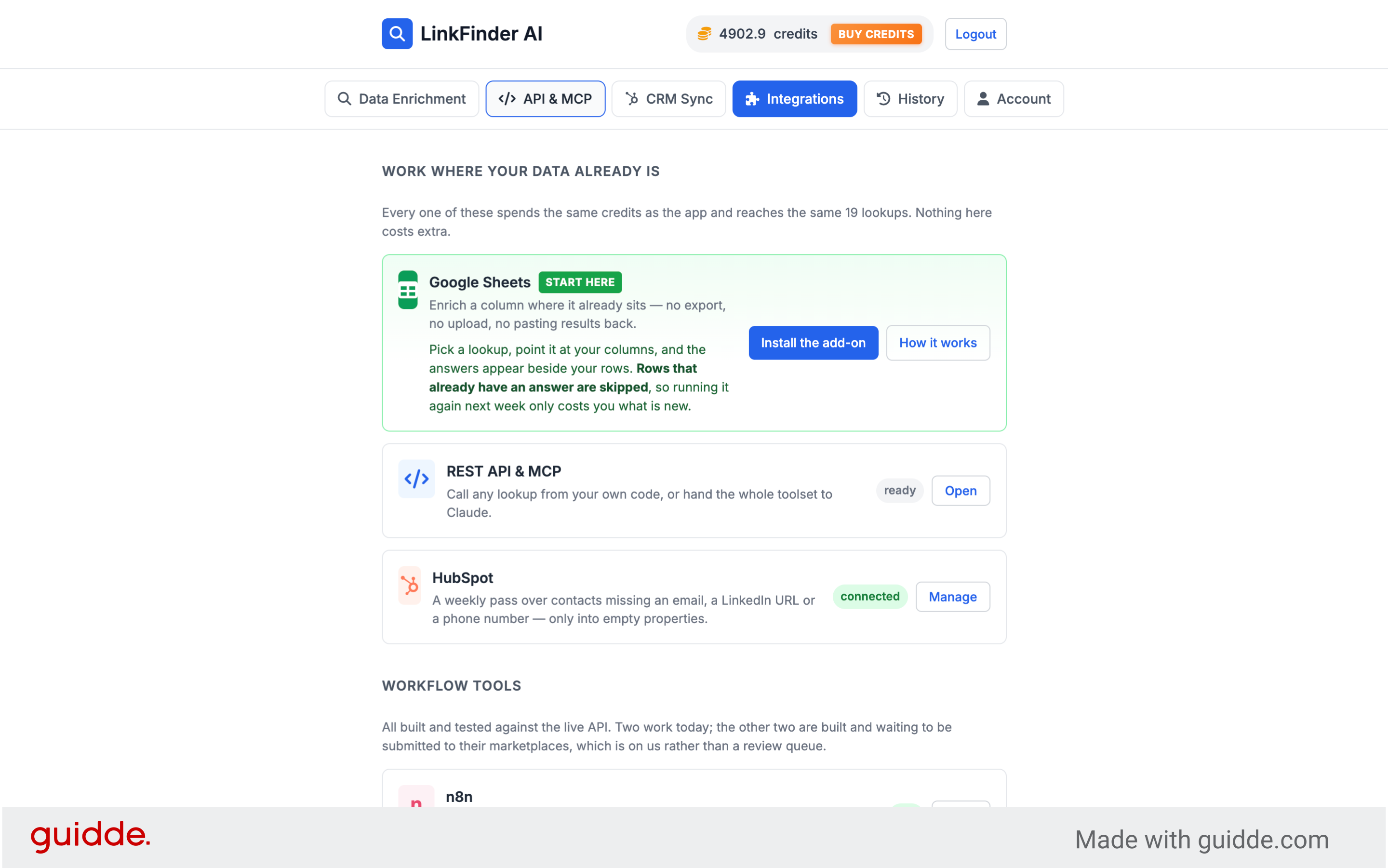 Return to LinkFinder AI Website