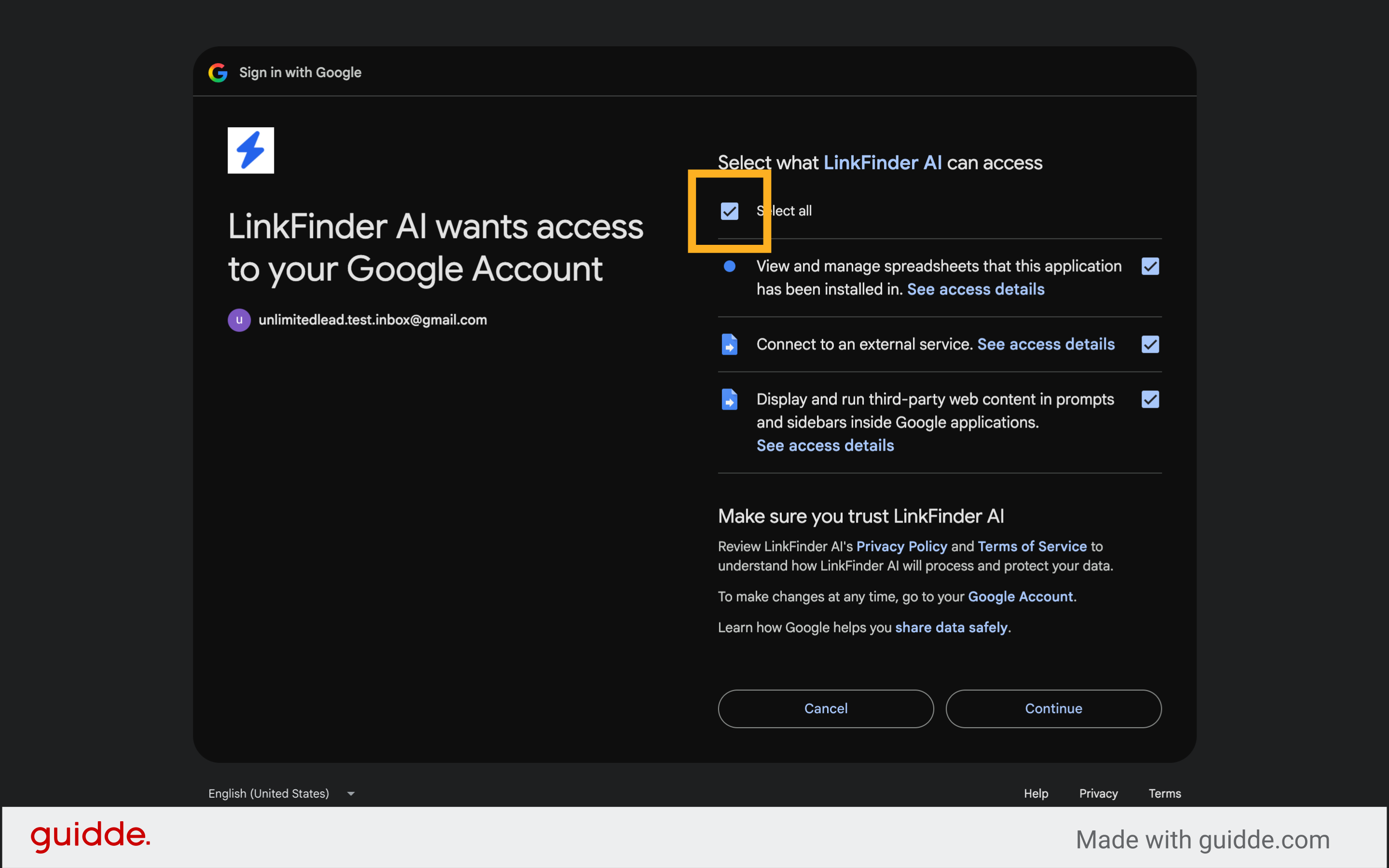 Enable Add-On Access