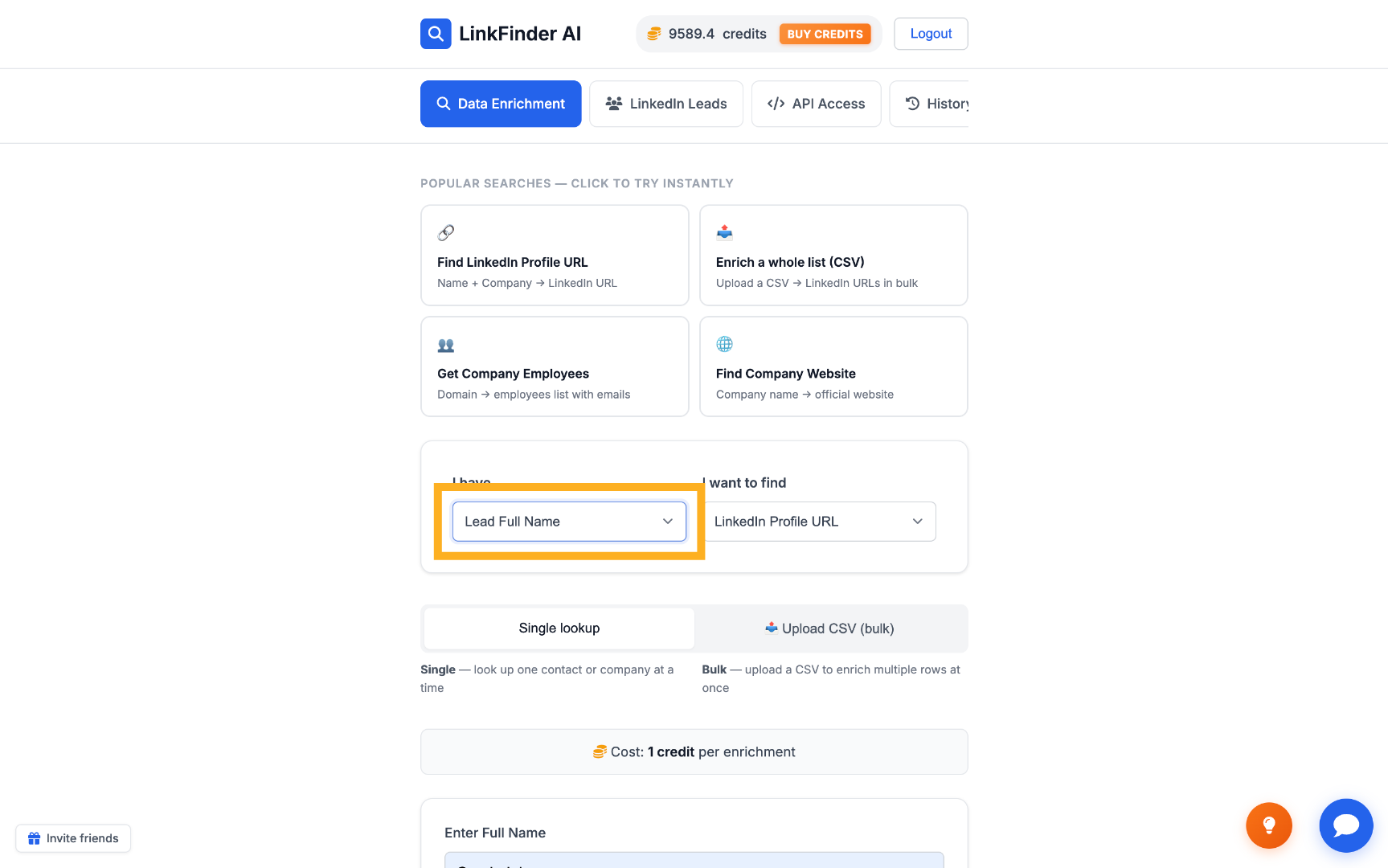 Reopen the data type dropdown