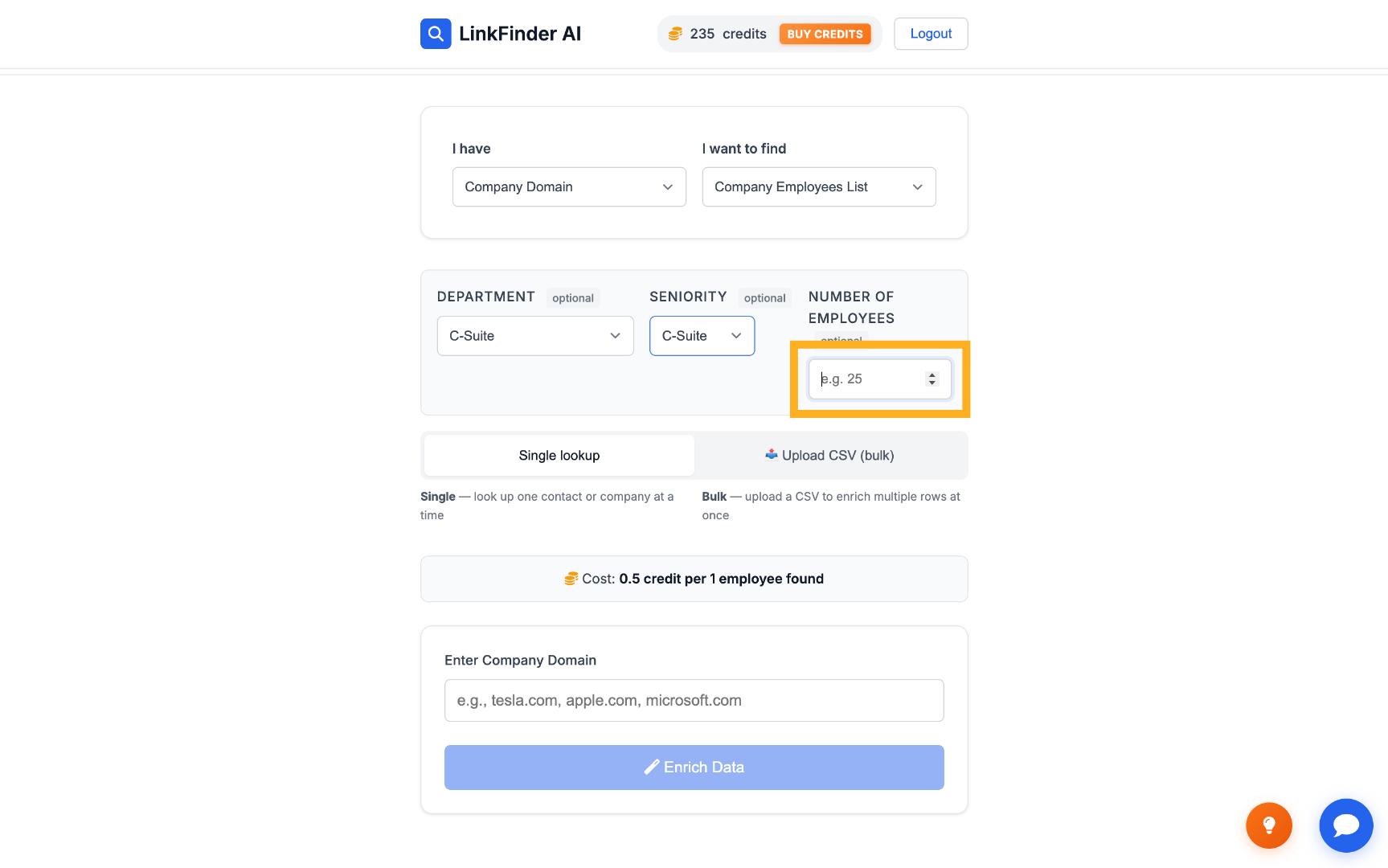 Set Employee Number Limit