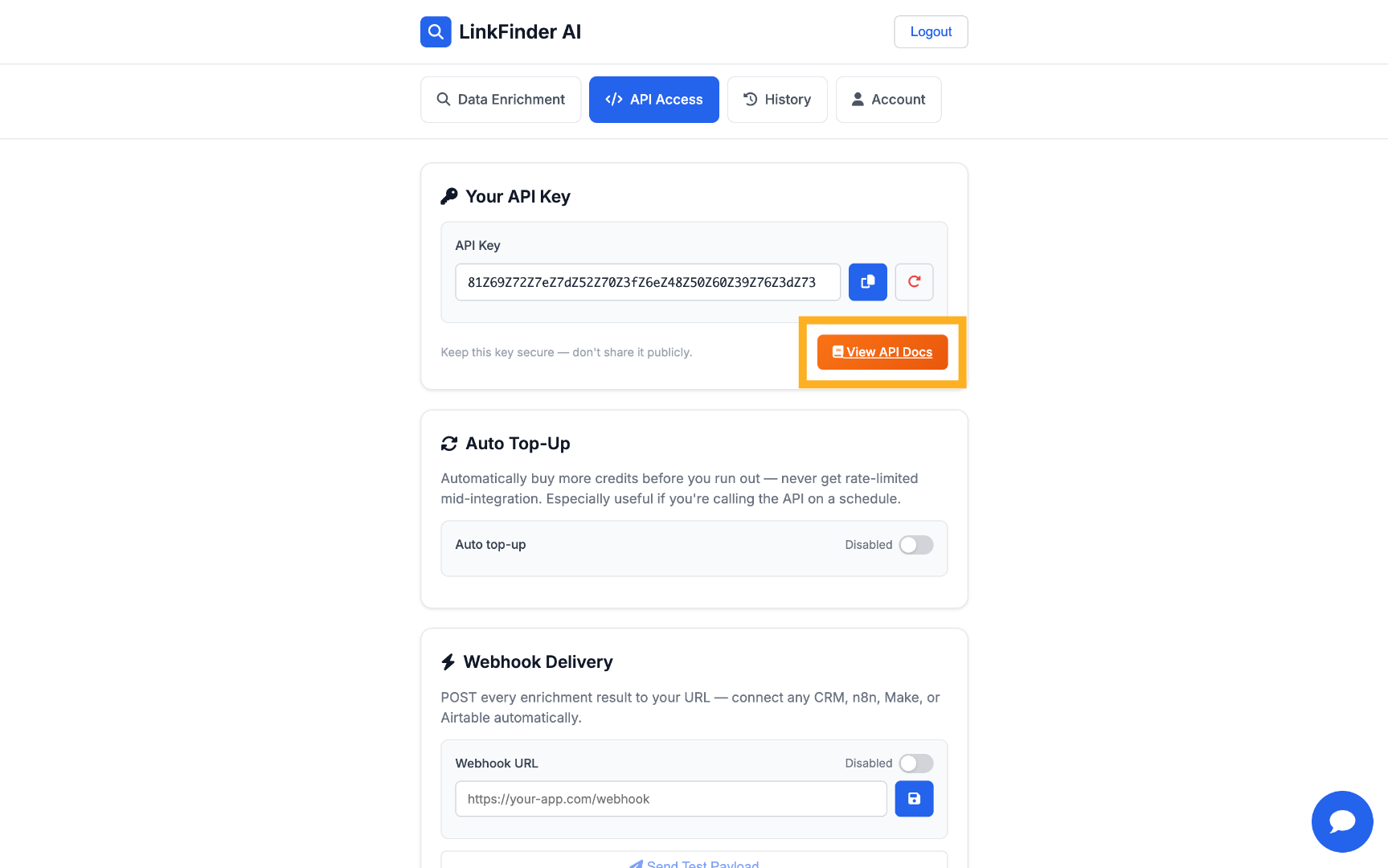 View API Documentation
