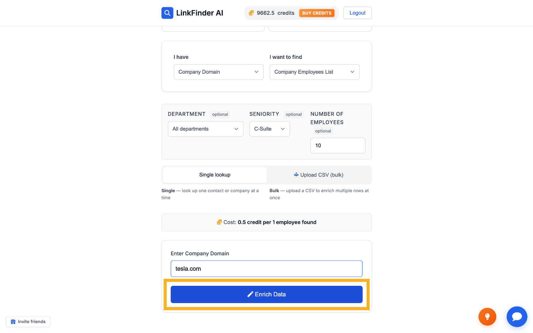Initiate Data Enrichment