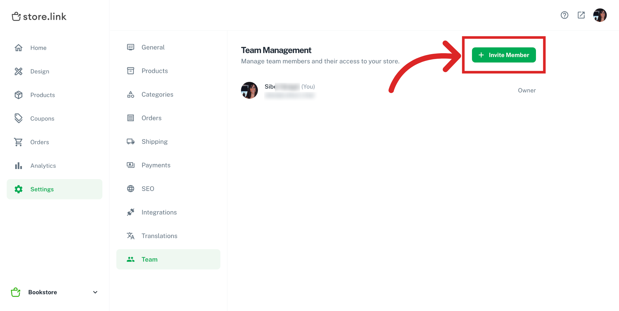 Access Team Management Section