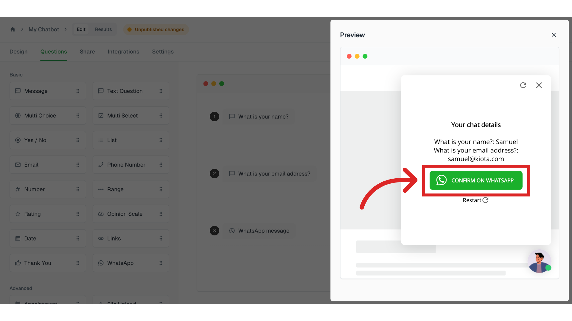 Click 'const initWidget = () => {
        const iframeEl = window.parent.document.querySelector('iframe[data-form-id]');
        if (!iframeEl) return console.error('⚠️ ~ Widget preview: Missing parent...'
