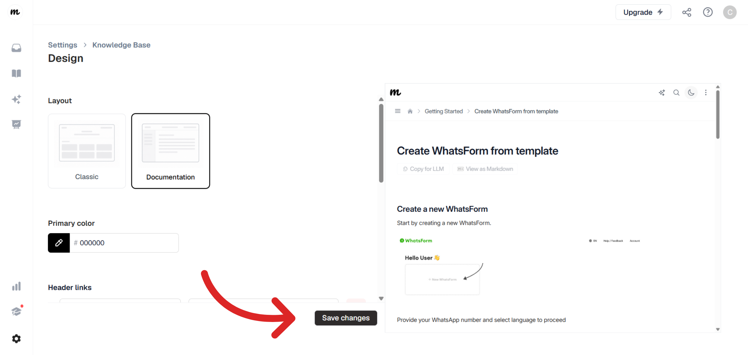 Save Configuration Changes