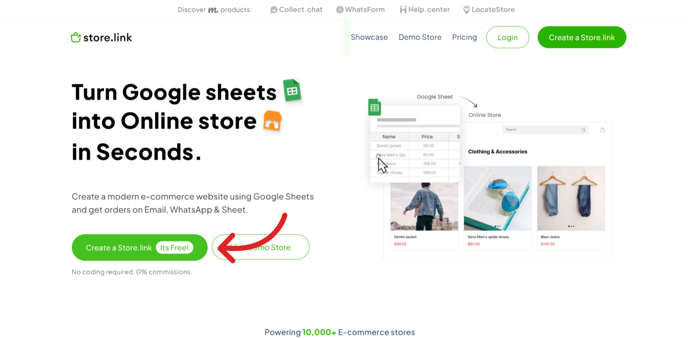Click Its Free Button